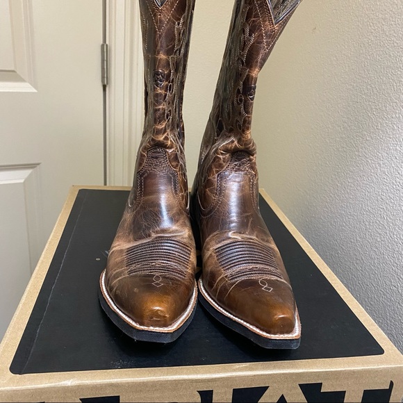 ARIAT “Alabama” chocolate brown cowboy boots - Picture 7 of 7